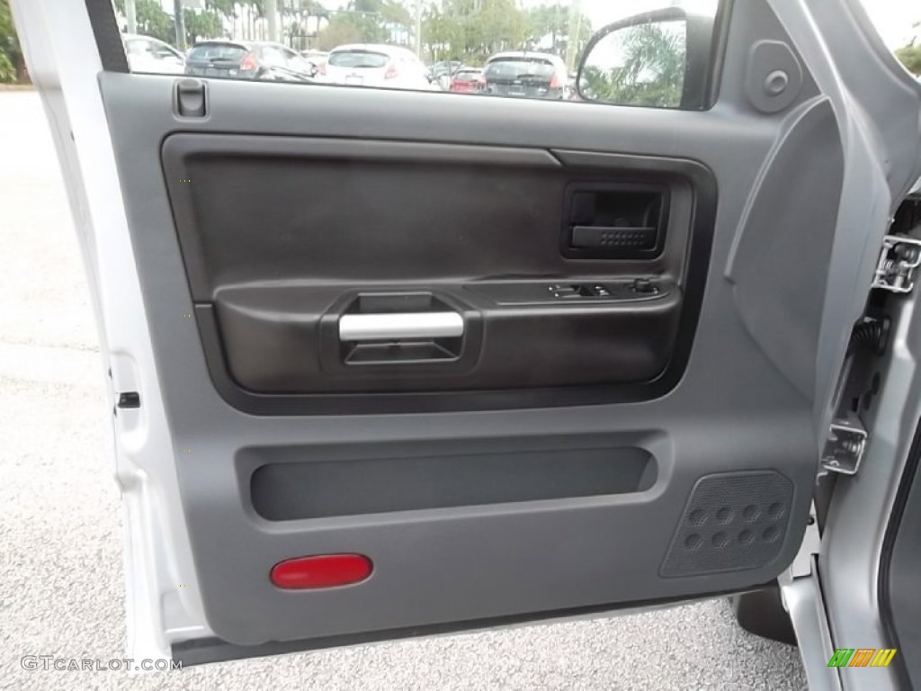 2007 Mitsubishi Raider LS Extended Cab Slate Door Panel Photo #57368819