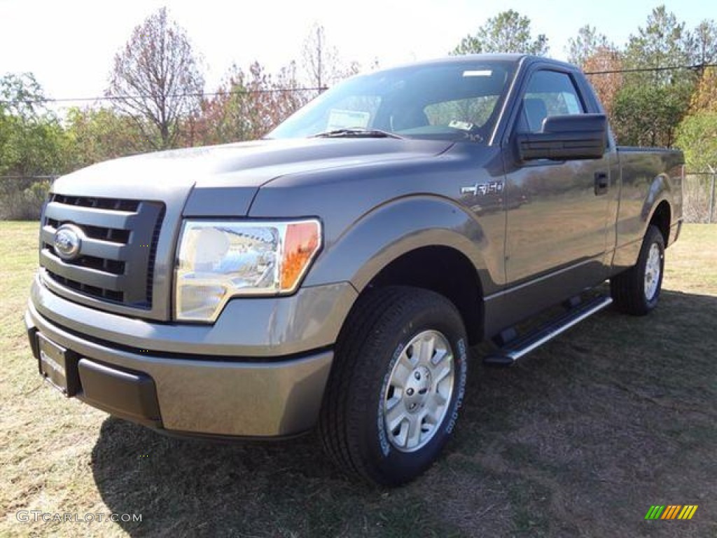 2011 F150 STX Regular Cab - Sterling Grey Metallic / Steel Gray photo #4