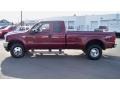 2004 Dark Toreador Red Metallic Ford F350 Super Duty XLT SuperCab 4x4 Dually  photo #8