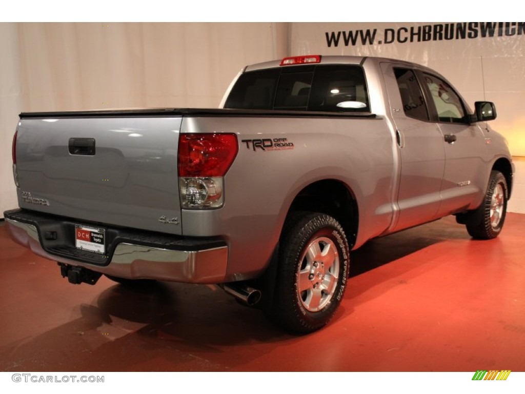 2009 Tundra SR5 Double Cab 4x4 - Silver Sky Metallic / Graphite Gray photo #5