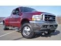 2004 Dark Toreador Red Metallic Ford F350 Super Duty XLT SuperCab 4x4 Dually  photo #25