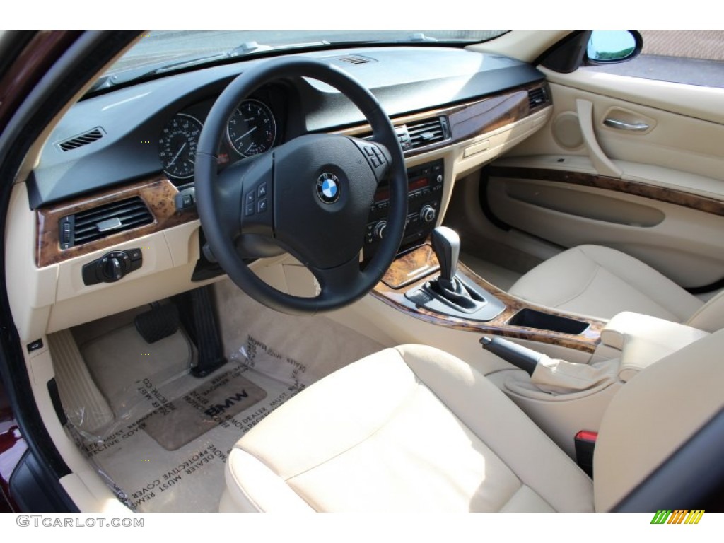 2008 3 Series 328i Sedan - Barbera Red Metallic / Beige photo #10