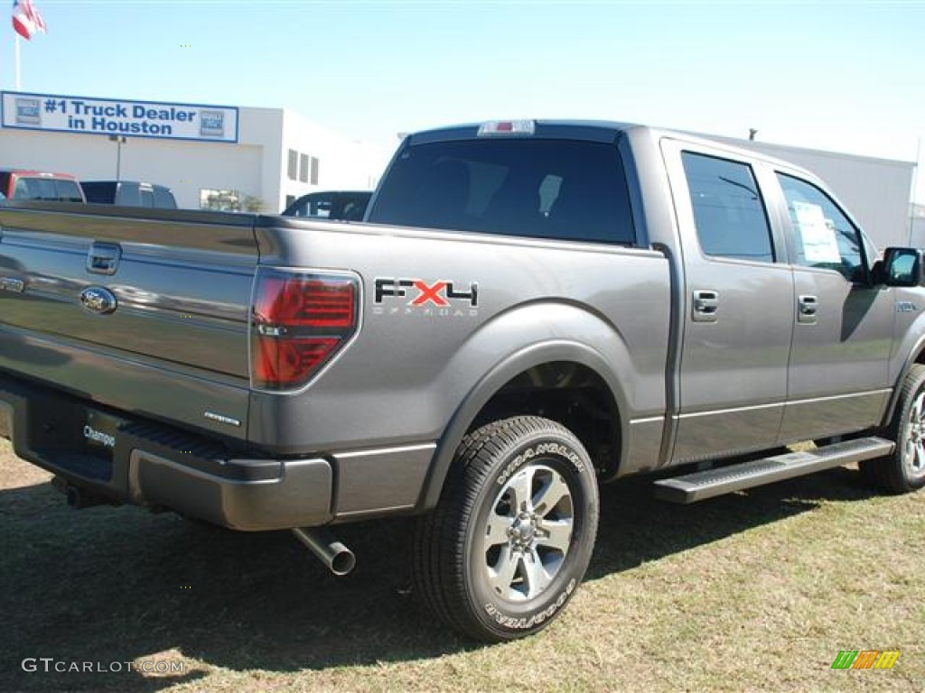 2011 F150 FX4 SuperCrew 4x4 - Sterling Grey Metallic / Black photo #7