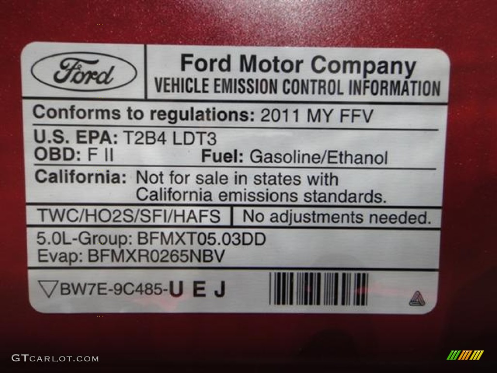 2011 F150 XLT SuperCrew - Red Candy Metallic / Steel Gray photo #19