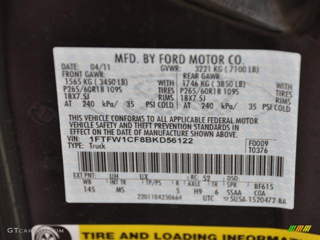 2011 F150 XLT SuperCrew - Tuxedo Black Metallic / Steel Gray photo #17