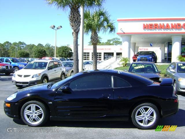 2005 Eclipse GT Coupe - Machine Green Metallic / Midnight photo #2