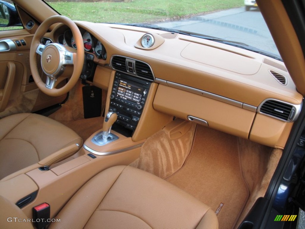 2011 Porsche 911 Targa 4S Natural Brown Dashboard Photo #57371777