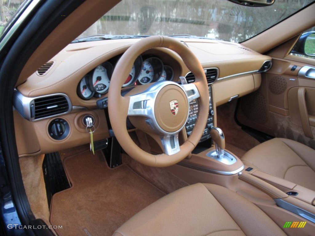 Natural Brown Interior 2011 Porsche 911 Targa 4S Photo #57371786