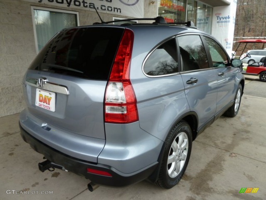 2009 CR-V EX 4WD - Glacier Blue Metallic / Gray photo #2