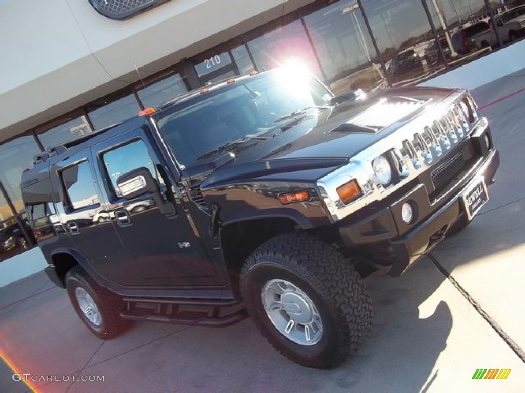 2004 H2 SUV - Black / Wheat photo #1