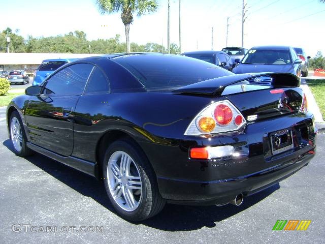 2005 Eclipse GT Coupe - Machine Green Metallic / Midnight photo #3