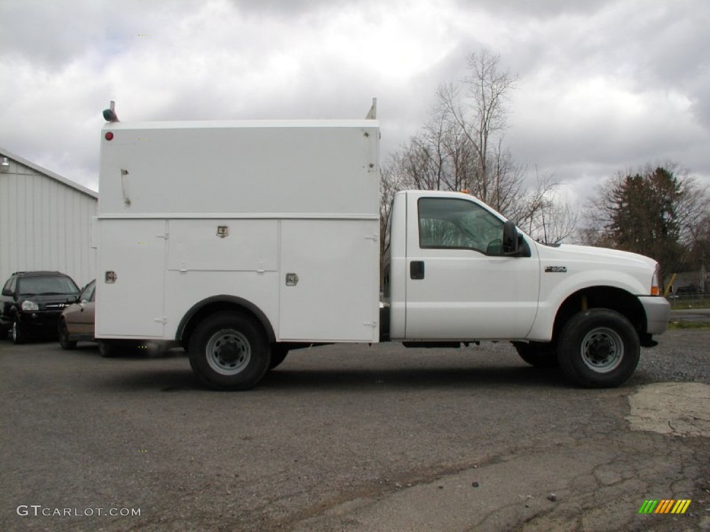 Oxford White 2003 Ford F350 Super Duty XL Regular Cab 4x4 Commercial Exterior Photo #57373547