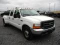 2000 Oxford White Ford F350 Super Duty XL Crew Cab Dually  photo #1