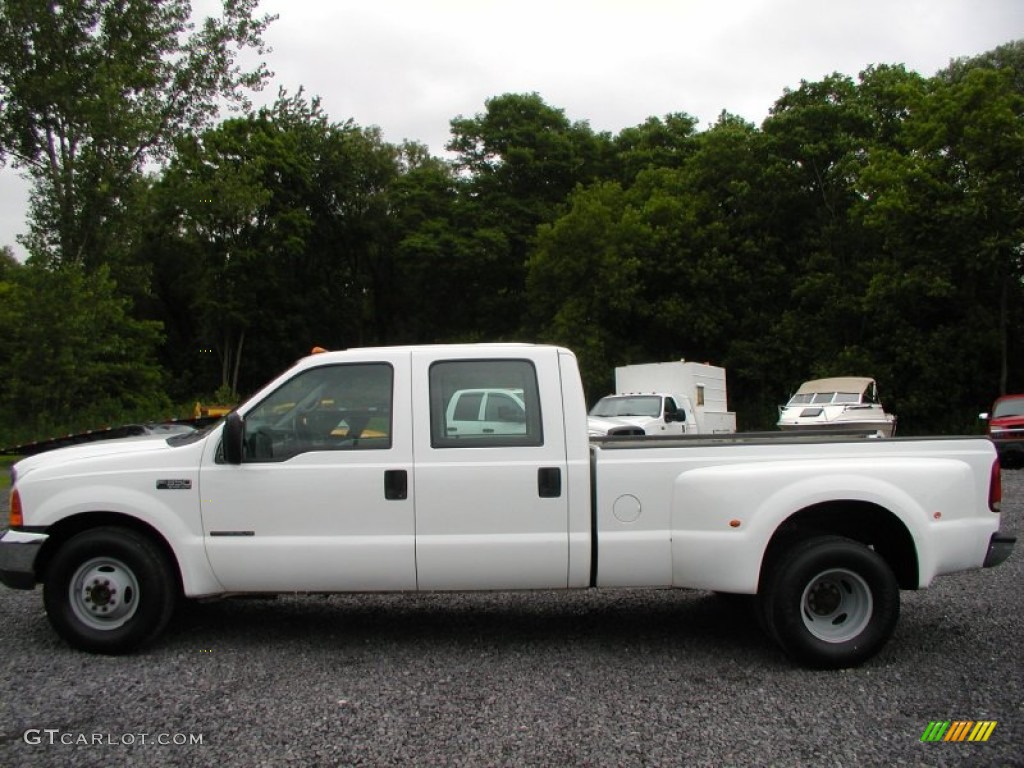 2000 F350 Super Duty XL Crew Cab Dually - Oxford White / Medium Graphite photo #7