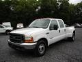 2000 Oxford White Ford F350 Super Duty XL Crew Cab Dually  photo #9