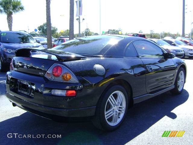 2005 Eclipse GT Coupe - Machine Green Metallic / Midnight photo #5