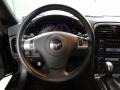 Ebony Black 2011 Chevrolet Corvette Grand Sport Coupe Steering Wheel