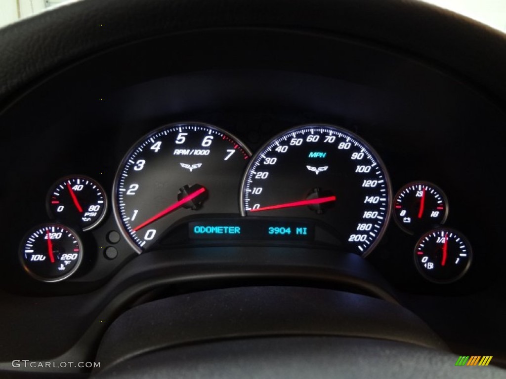2011 Chevrolet Corvette Grand Sport Coupe Gauges Photo #57375248
