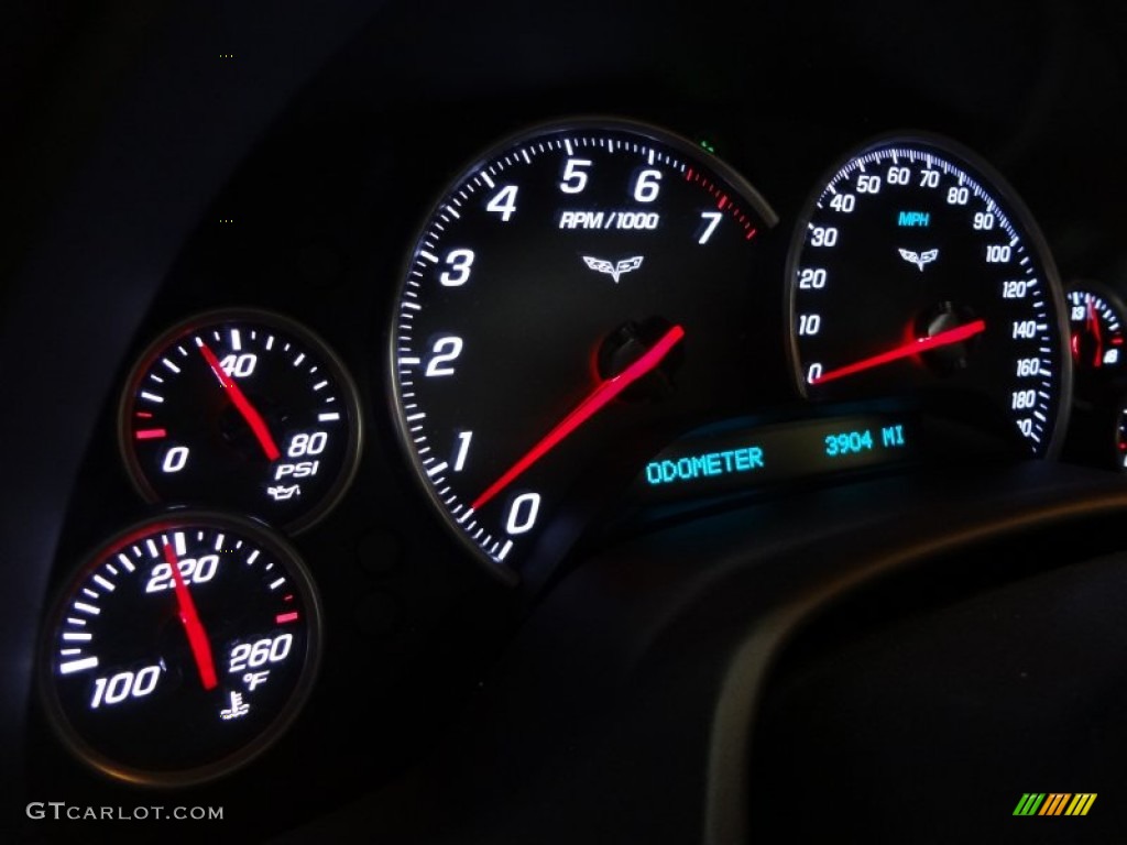 2011 Chevrolet Corvette Grand Sport Coupe Gauges Photo #57375254