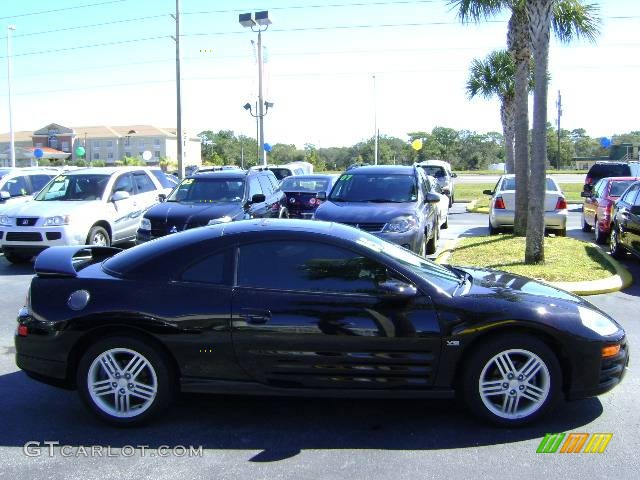 2005 Eclipse GT Coupe - Machine Green Metallic / Midnight photo #6