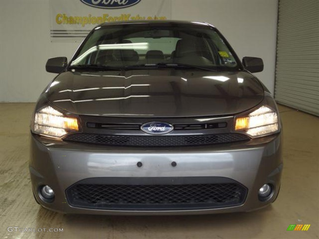2010 Focus SES Sedan - Sterling Grey Metallic / Medium Stone photo #2