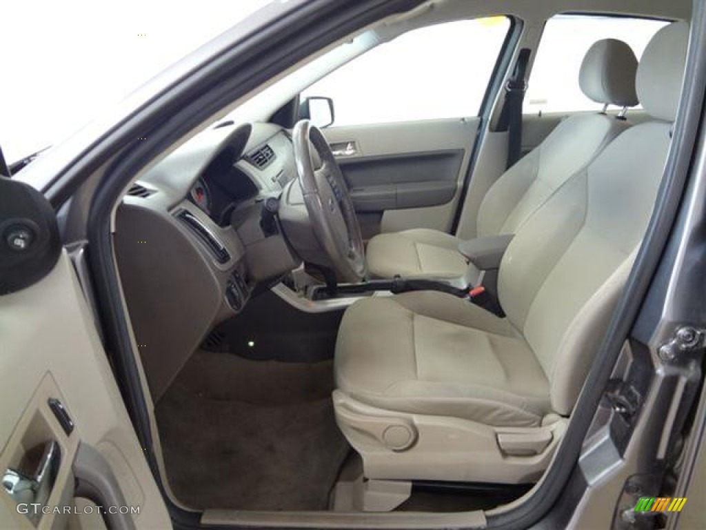 2010 Focus SES Sedan - Sterling Grey Metallic / Medium Stone photo #10