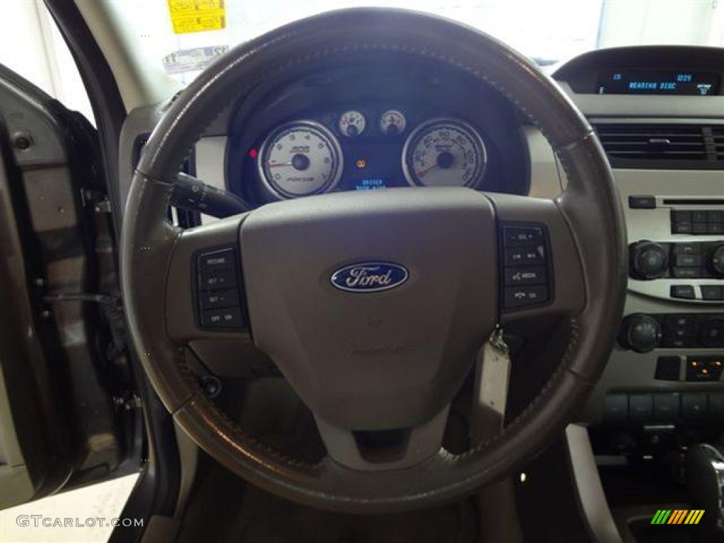 2010 Focus SES Sedan - Sterling Grey Metallic / Medium Stone photo #16