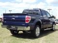 2011 Dark Blue Pearl Metallic Ford F150 Lariat SuperCrew 4x4  photo #6