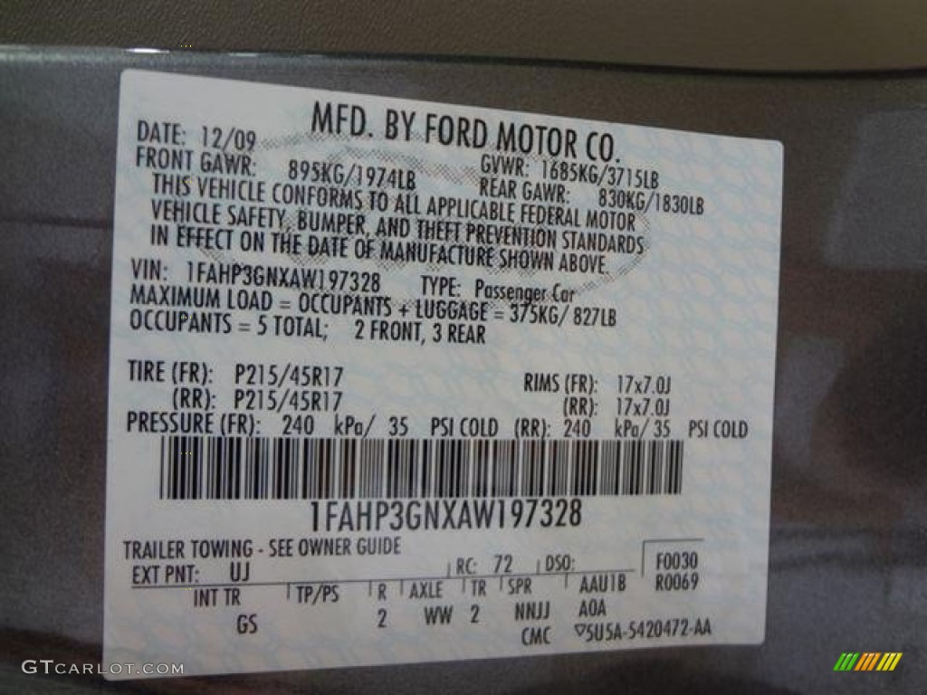 2010 Focus SES Sedan - Sterling Grey Metallic / Medium Stone photo #24