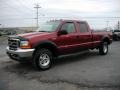 Toreador Red Metallic 2001 Ford F350 Super Duty Lariat Crew Cab 4x4