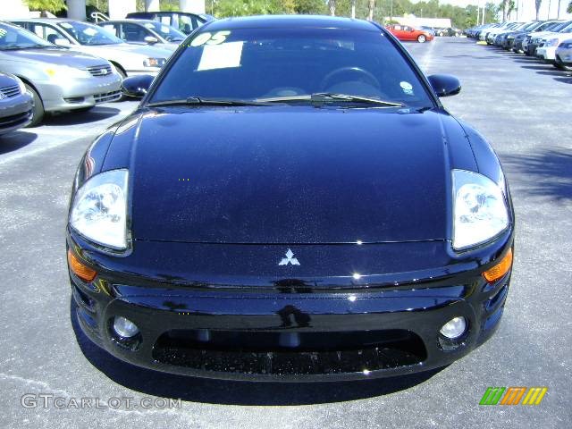 2005 Eclipse GT Coupe - Machine Green Metallic / Midnight photo #8