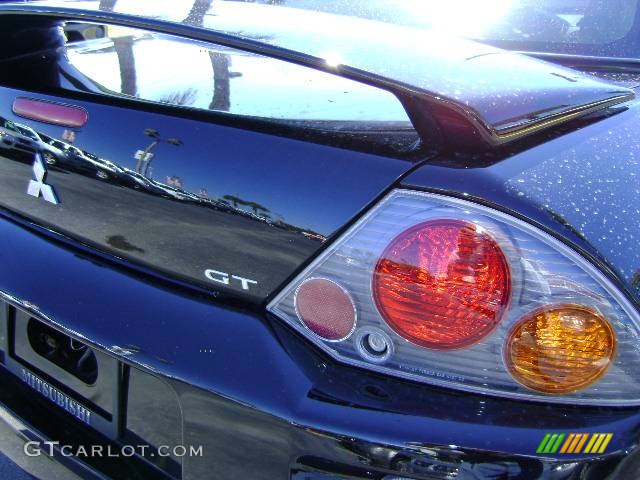 2005 Eclipse GT Coupe - Machine Green Metallic / Midnight photo #9