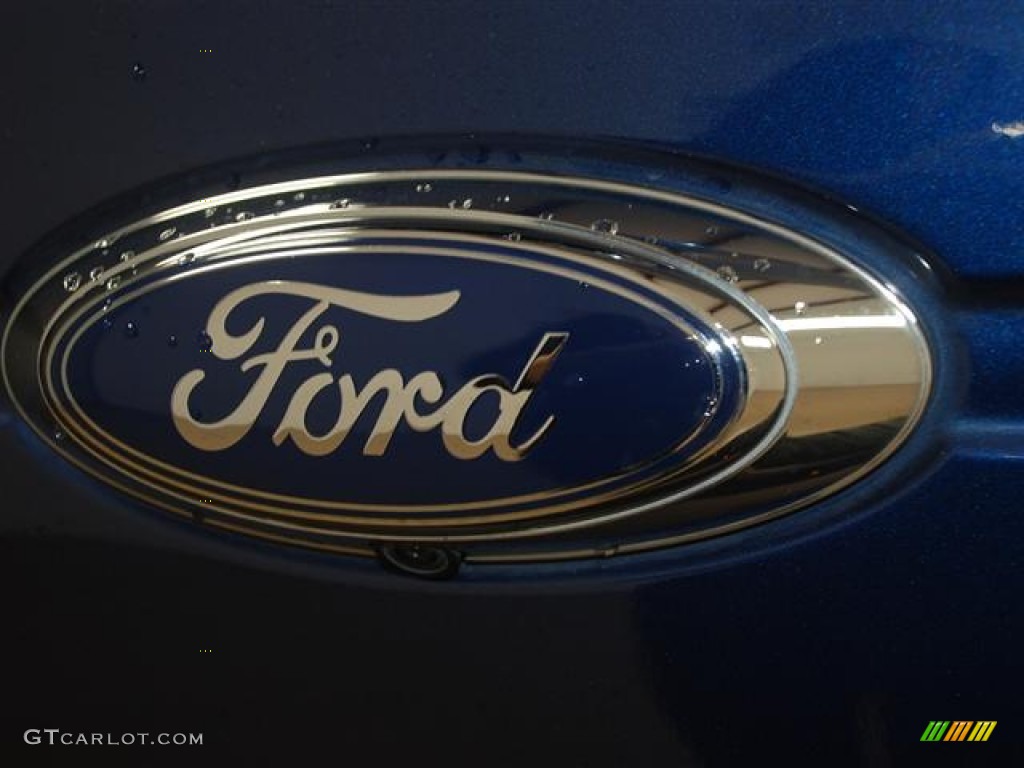 2010 F150 Lariat SuperCrew - Dark Blue Pearl Metallic / Tan photo #8