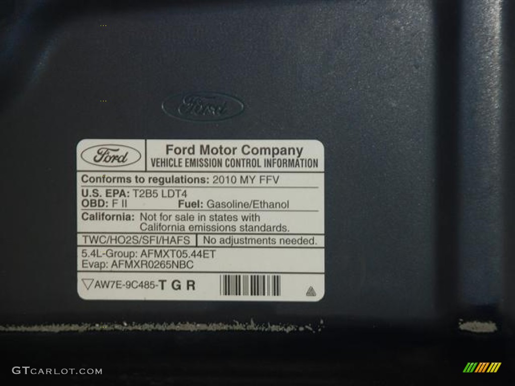 2010 F150 Lariat SuperCrew - Dark Blue Pearl Metallic / Tan photo #20