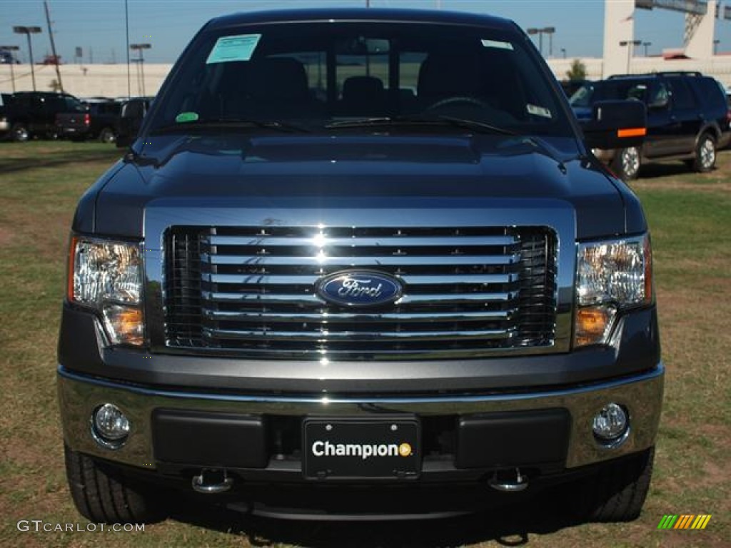 2011 F150 XLT SuperCrew 4x4 - Sterling Grey Metallic / Steel Gray photo #2