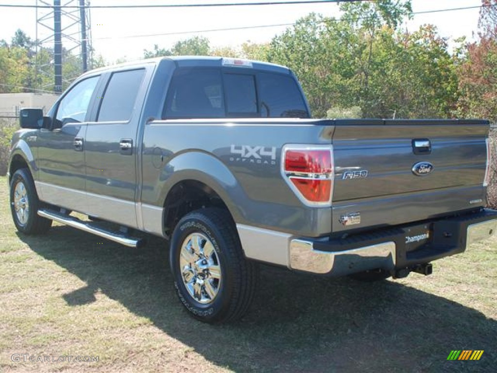 2011 F150 XLT SuperCrew 4x4 - Sterling Grey Metallic / Steel Gray photo #5