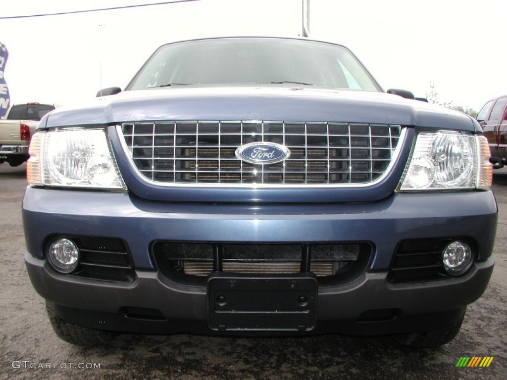 2003 Explorer XLT 4x4 - Medium Wedgewood Blue Metallic / Medium Parchment Beige photo #11