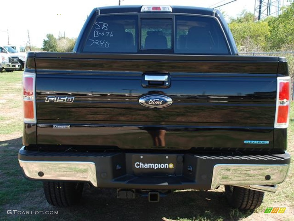 2011 F150 XLT SuperCrew 4x4 - Ebony Black / Pale Adobe photo #5