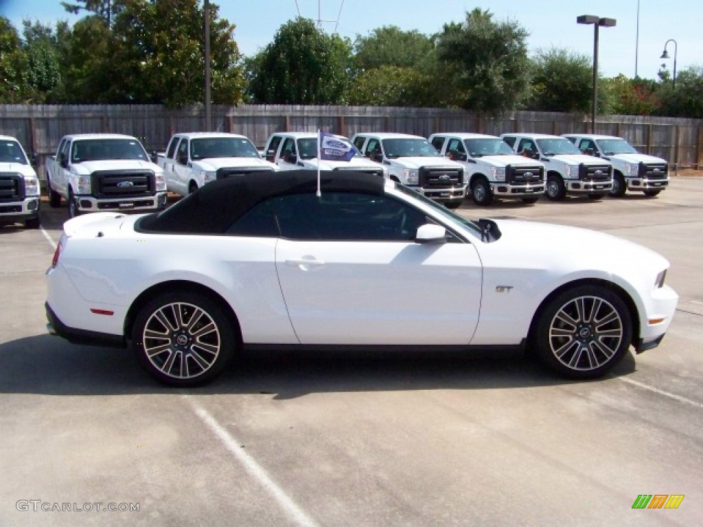 Performance White 2010 Ford Mustang GT Premium Convertible Exterior Photo #57379343