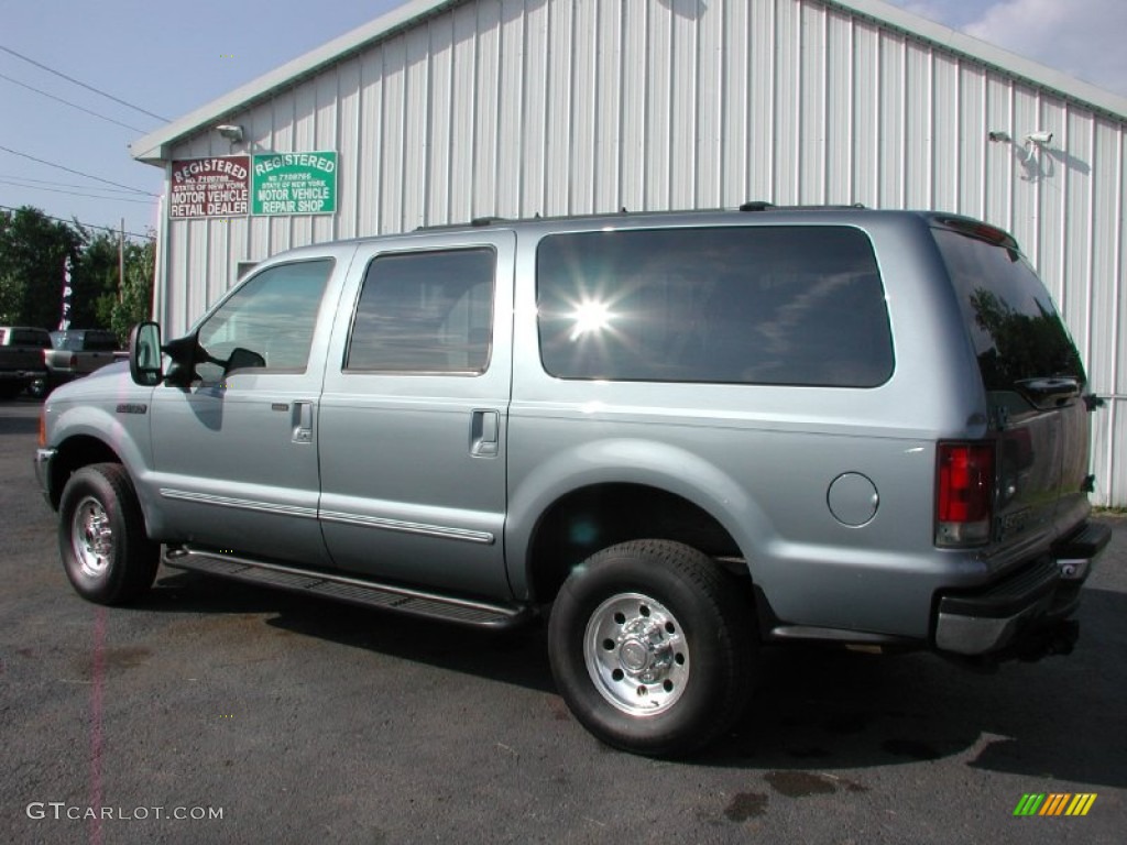 2000 Excursion XLT 4x4 - Medium Steel Blue Metallic / Medium Graphite photo #4