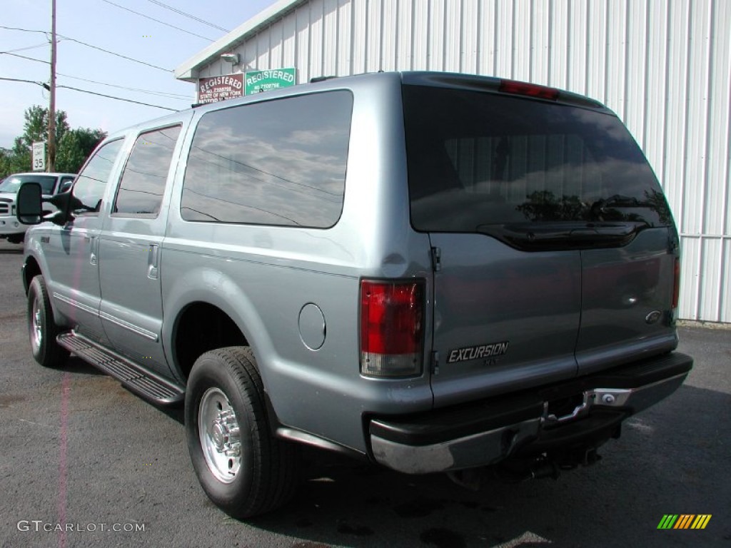 2000 Excursion XLT 4x4 - Medium Steel Blue Metallic / Medium Graphite photo #5