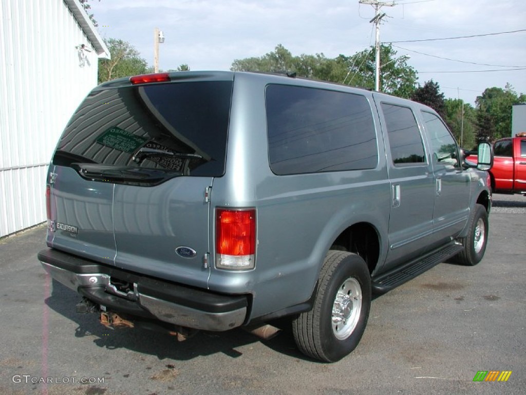 2000 Excursion XLT 4x4 - Medium Steel Blue Metallic / Medium Graphite photo #7