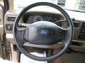 Medium Parchment 2004 Ford F250 Super Duty XLT SuperCab Steering Wheel