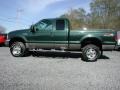 2003 Dark Highland Green Metallic Ford F350 Super Duty Lariat SuperCab 4x4  photo #4