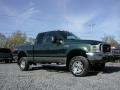 2003 Dark Highland Green Metallic Ford F350 Super Duty Lariat SuperCab 4x4  photo #14