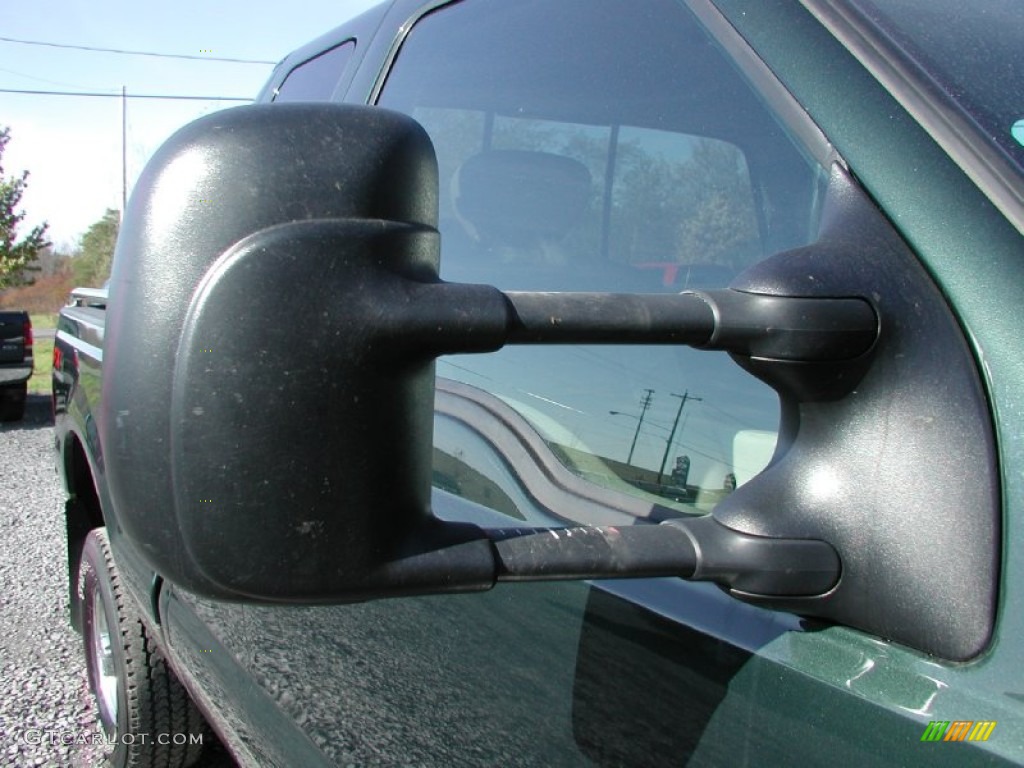 2003 F350 Super Duty Lariat SuperCab 4x4 - Dark Highland Green Metallic / Medium Parchment photo #26