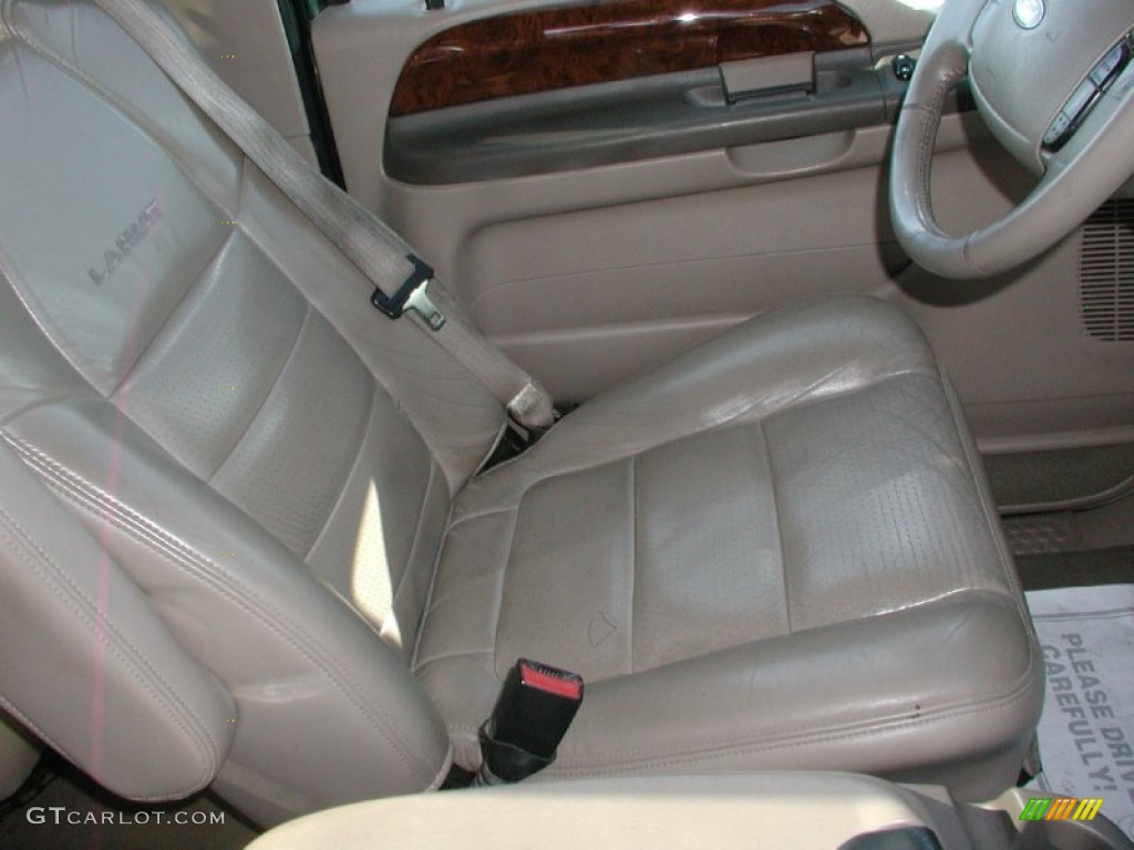 2003 F350 Super Duty Lariat SuperCab 4x4 - Dark Highland Green Metallic / Medium Parchment photo #44