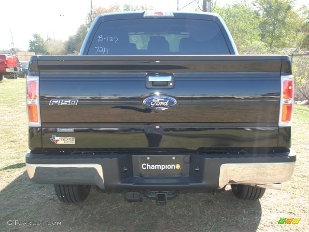 2011 F150 XLT SuperCrew - Ebony Black / Steel Gray photo #5