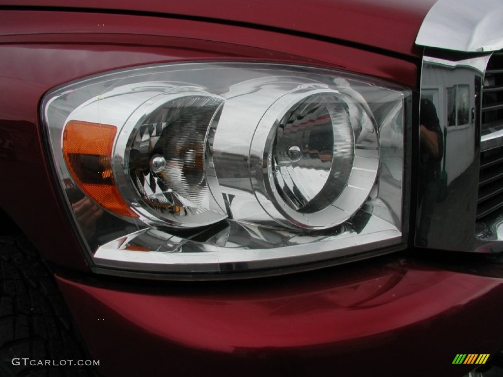 2007 Ram 3500 SLT Quad Cab 4x4 Dually - Inferno Red Crystal Pearl / Medium Slate Gray photo #22