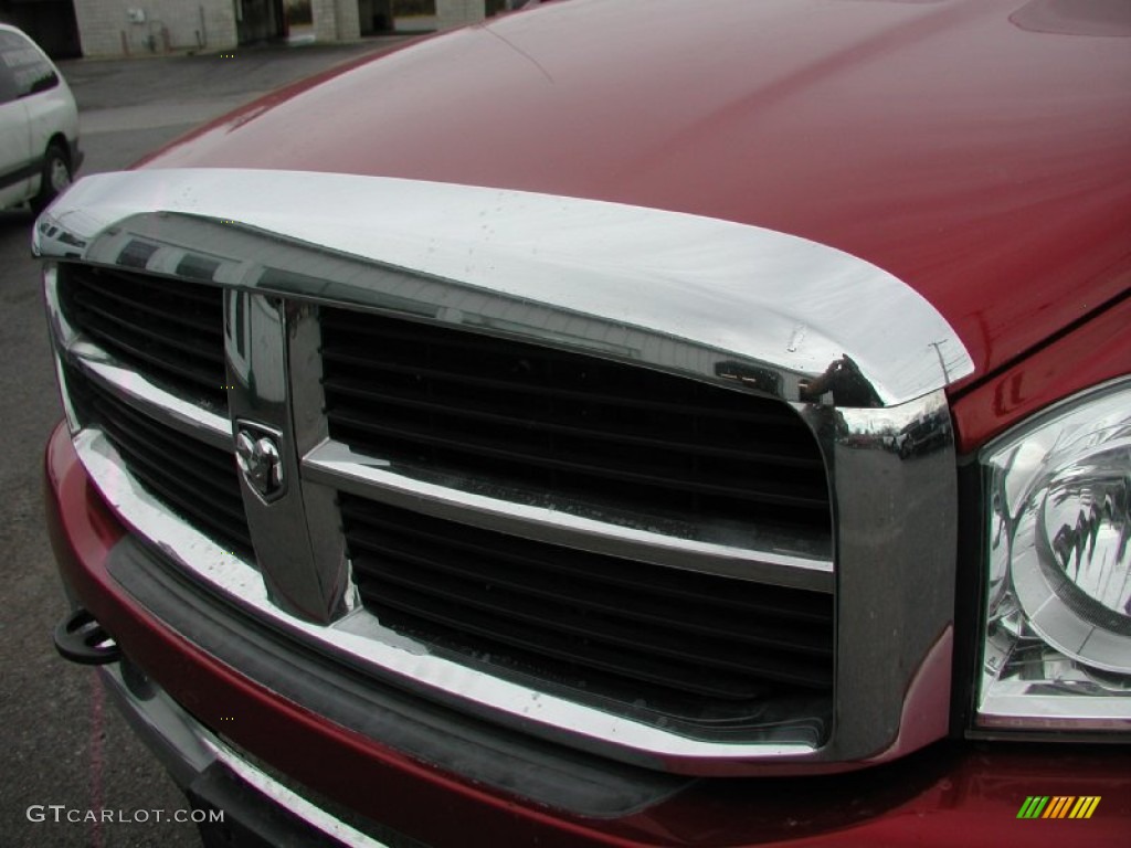 2007 Ram 3500 SLT Quad Cab 4x4 Dually - Inferno Red Crystal Pearl / Medium Slate Gray photo #25